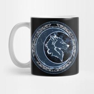 Wolf and Moon Mug